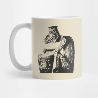 Tiki Room Crocodile Drummer Mug